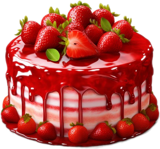 Erdbeerkuchen